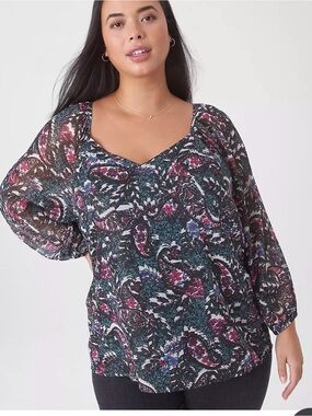 Lane Bryant Blouse NWT 24